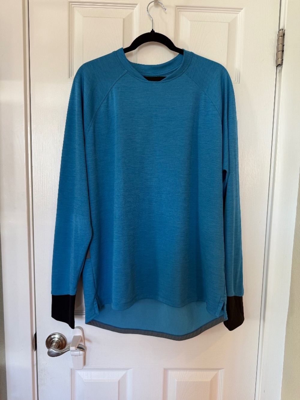 Patagonia Men's Long-Sleeved Dirt Craft Mountain Bike Jersey Blue - XL